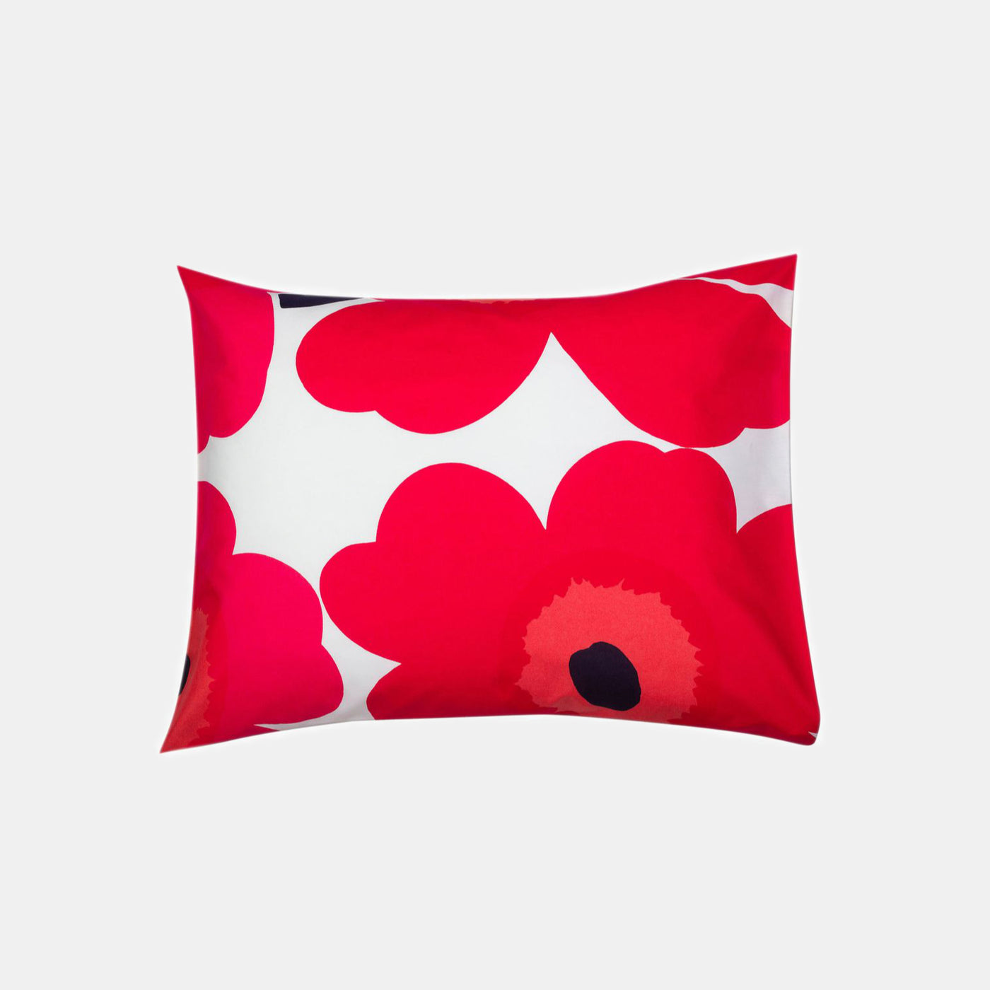 Unikko Pillow Case 50x60 cm - White, Red