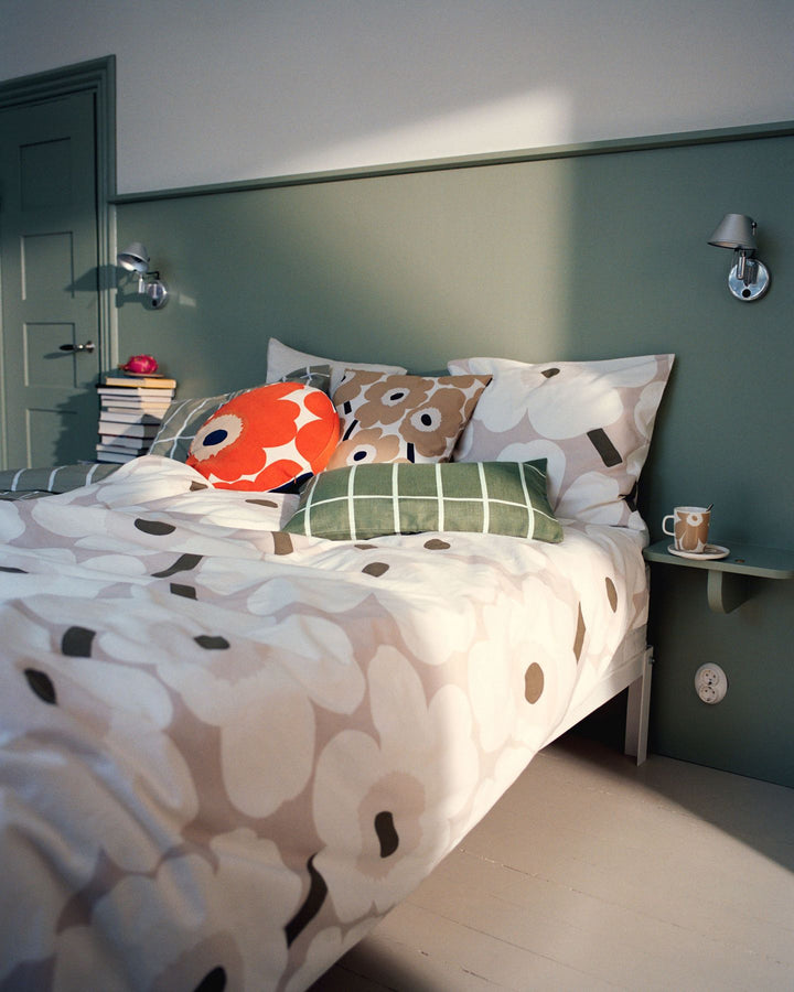 Pieni Unikko cushion cover 50x50cm - Beige