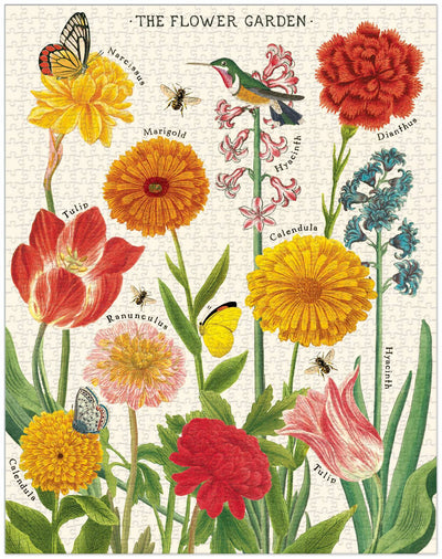 Flower Garden Vintage Puzzle - 1000 piece