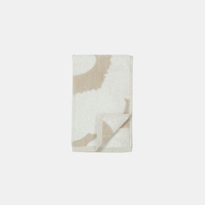 Unikko Guest Towel 30x50 cm - Beige and White