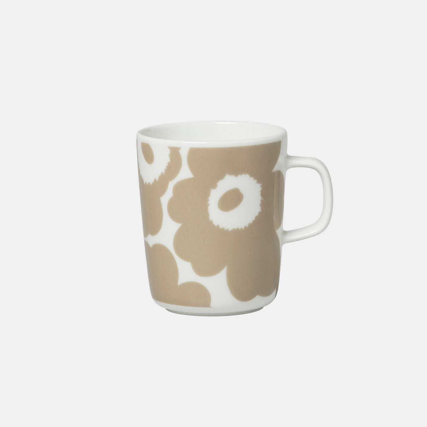 Oiva/Unikko mug 2.5 dl - Beige and White