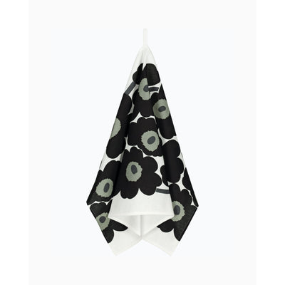 Marimekko Unikko tea towel 2 pcs - Black