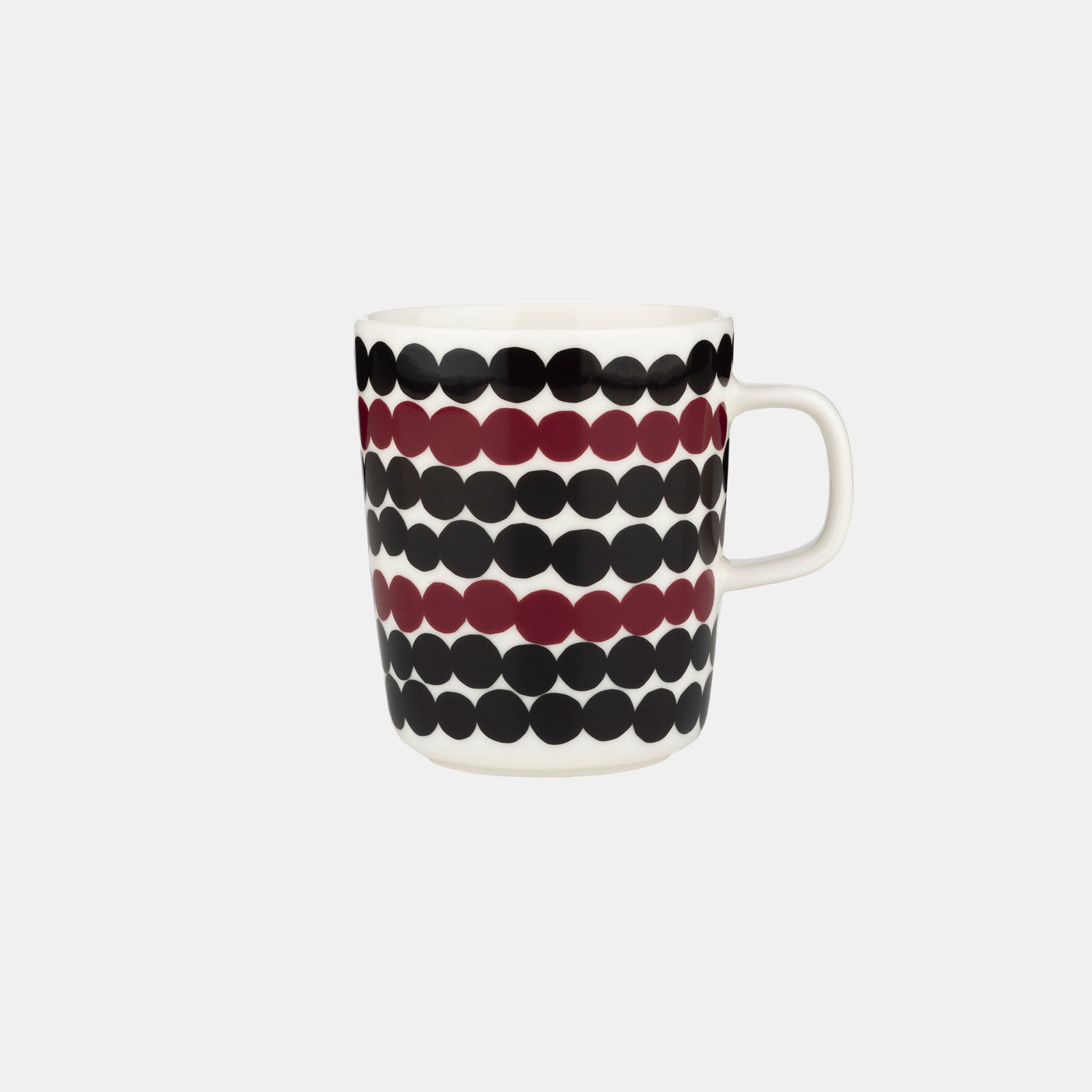 Oiva/Siirtolapuutarha Mug 2,5 Dl - black, rosewood, white