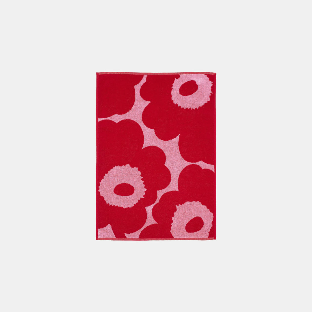 New Unikko hand towel 50x70cm - Red