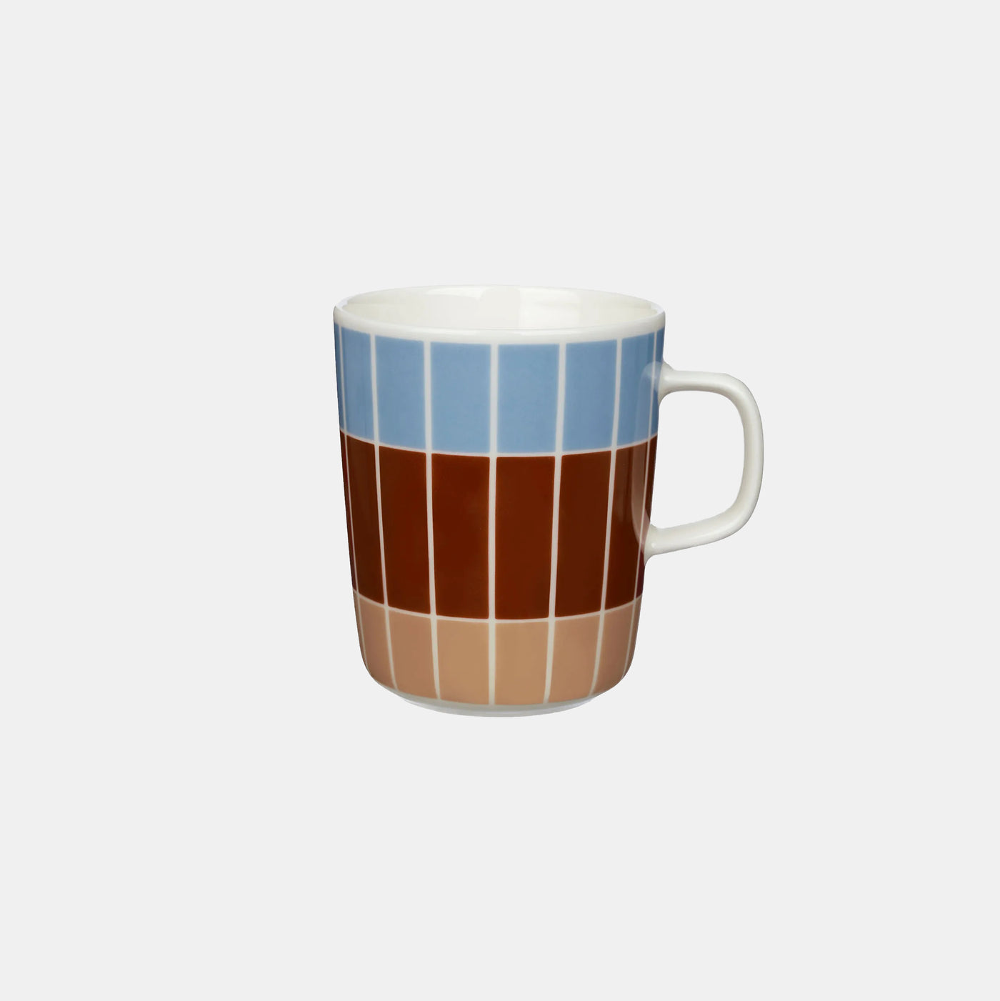 Oiva / Tiiliskivi Mug 2,5 Dl - Light blue, Brown