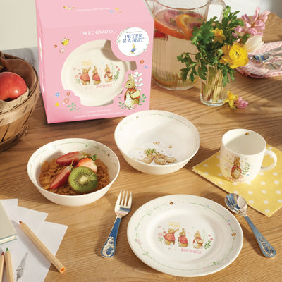 Wedgwood Peter Rabbit 3 Piece Set - Pink