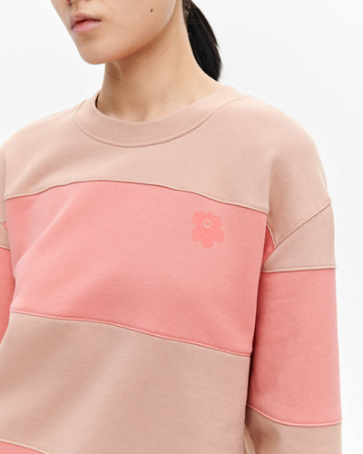 Leiot Stripe Sweatshirt - beige, pink