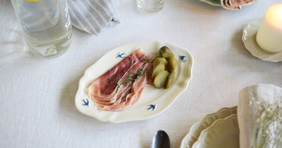 Early bird 23cm oval plate