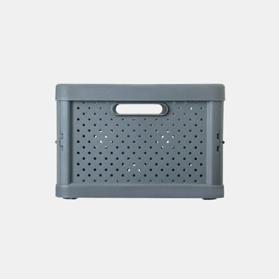 Foldable Crate 32ltr Charcoal 2pce set