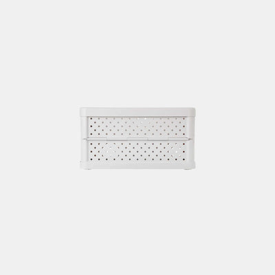 Foldable Crate 11.3ltr Sand White