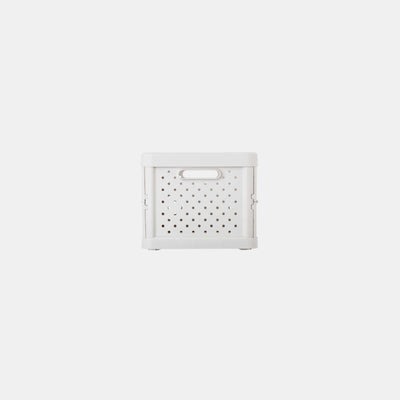 Foldable Crate 11.3ltr Sand White