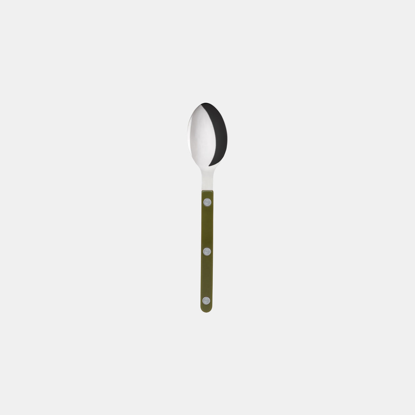 Bistrot shiny solid Teaspoon - Green fern