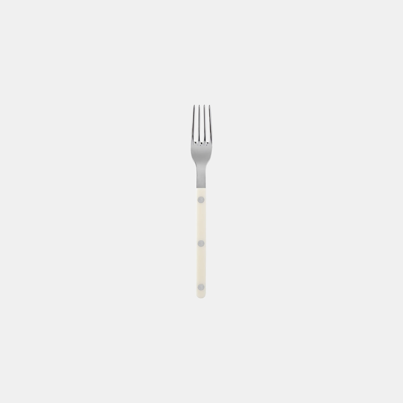 Bistrot shiny solid Salad fork - Ivoriy