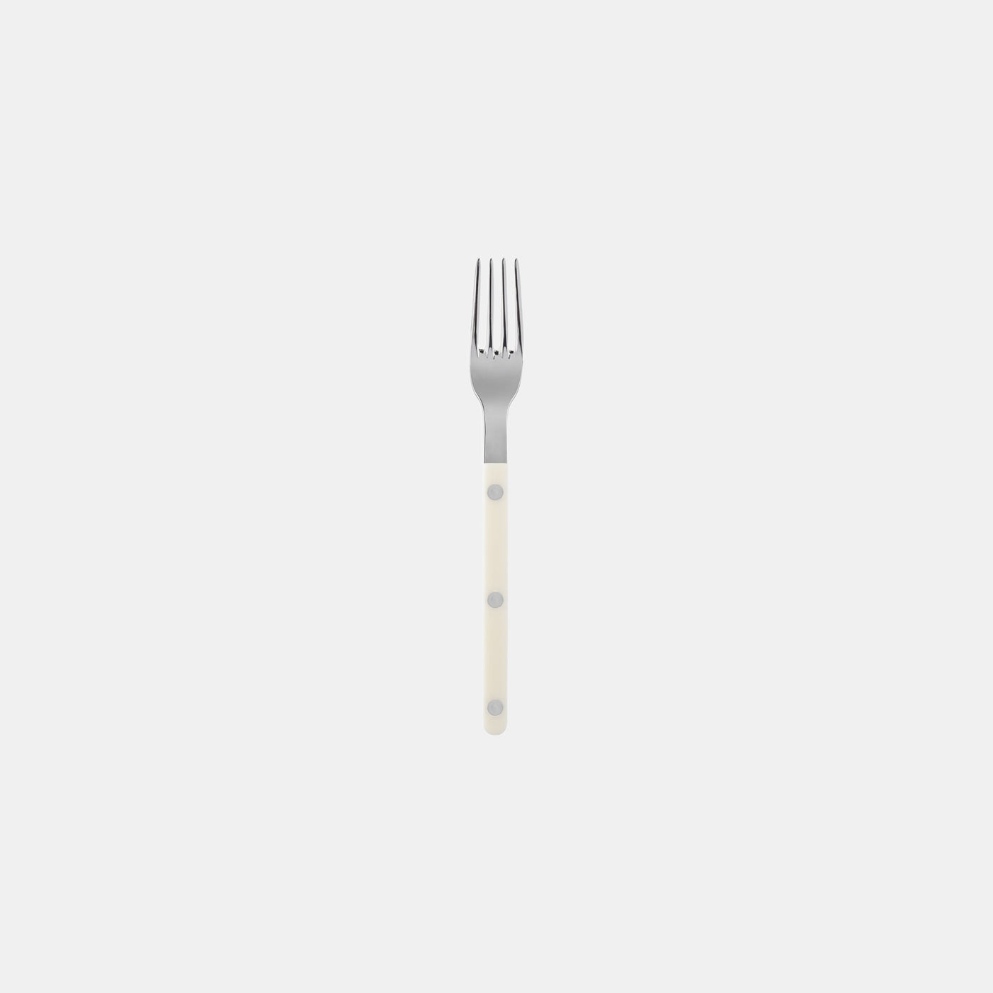 Bistrot shiny solid Salad fork - Ivoriy