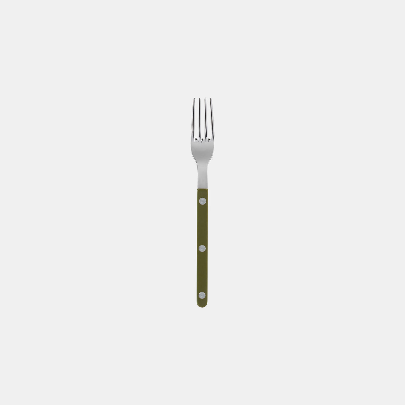 Bistrot shiny solid Salad fork - Green fern