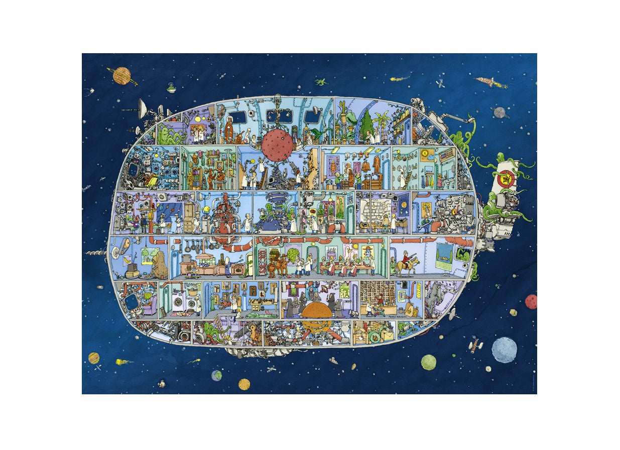 Heye Adolfsson Spaceship - 1500 pieces puzzle
