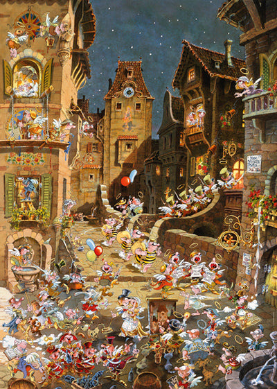 Ryba Town By Night - 1000 piece puzzle