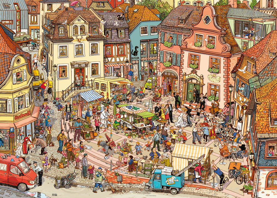 Göbel/Knorr Market Place - 1000 pieces puzzle