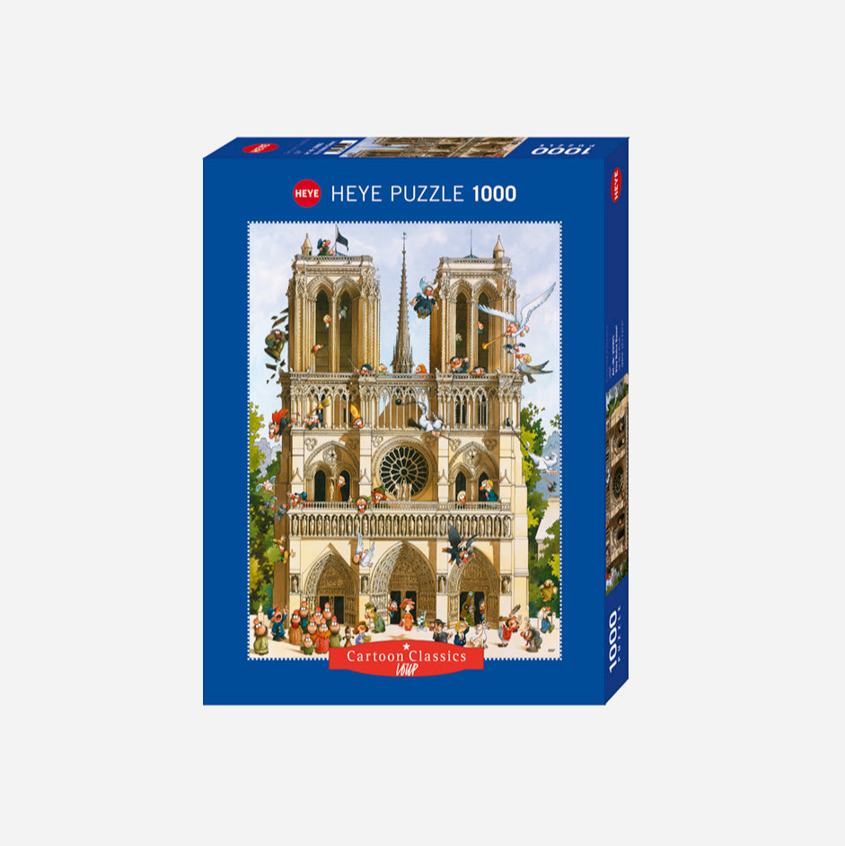 Loup Vive Notre Dame! - 1000 pieces puzzle