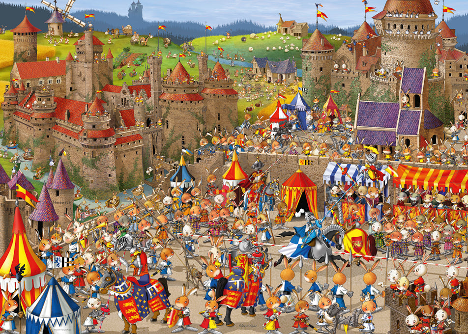Ruyer Bunny Battles - 1000 pieces puzzle
