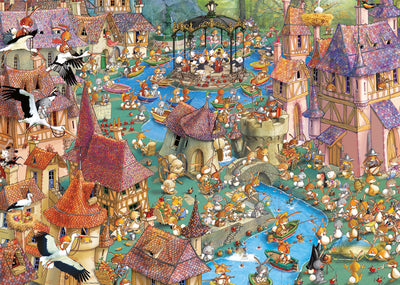 Ruyer Bunnytown - 1000 pieces puzzle