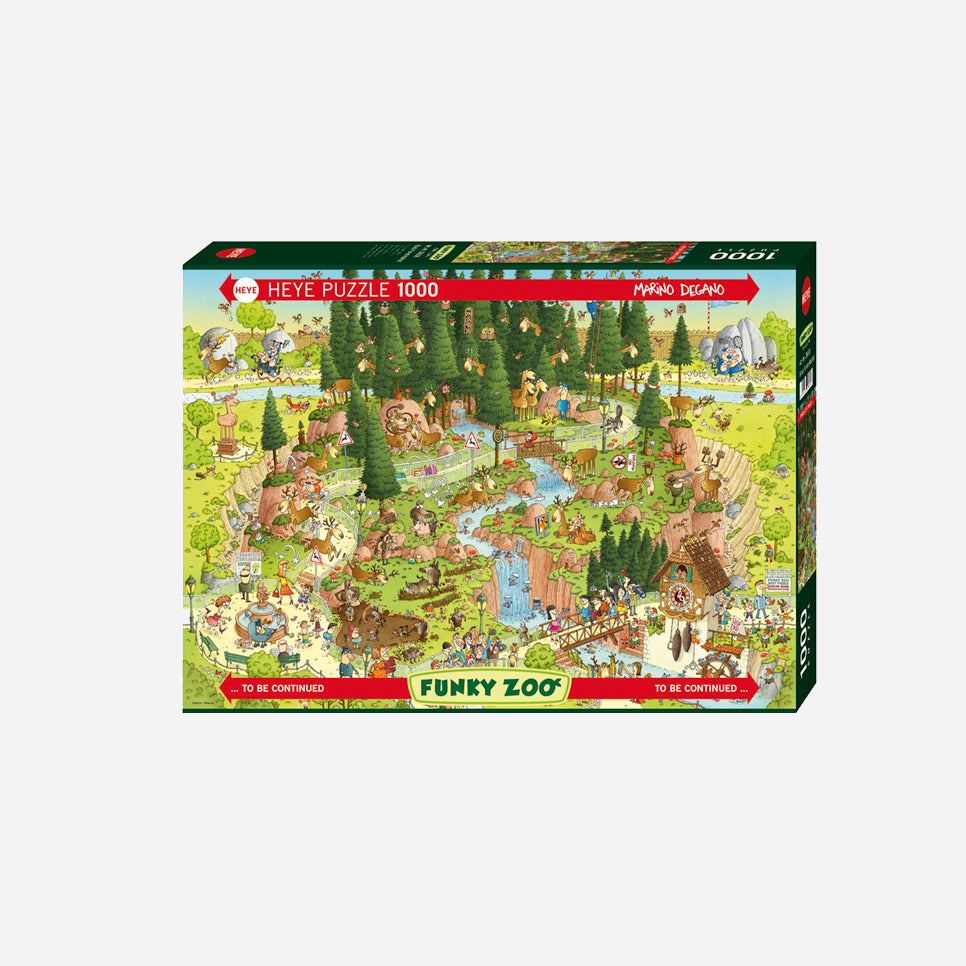 Degano Zoo Black Forest Habitat - 1000 pieces puzzle