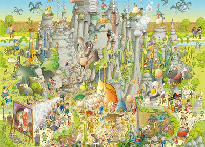 Degano Zoo Jurassic Habitat - 1000 pieces puzzle