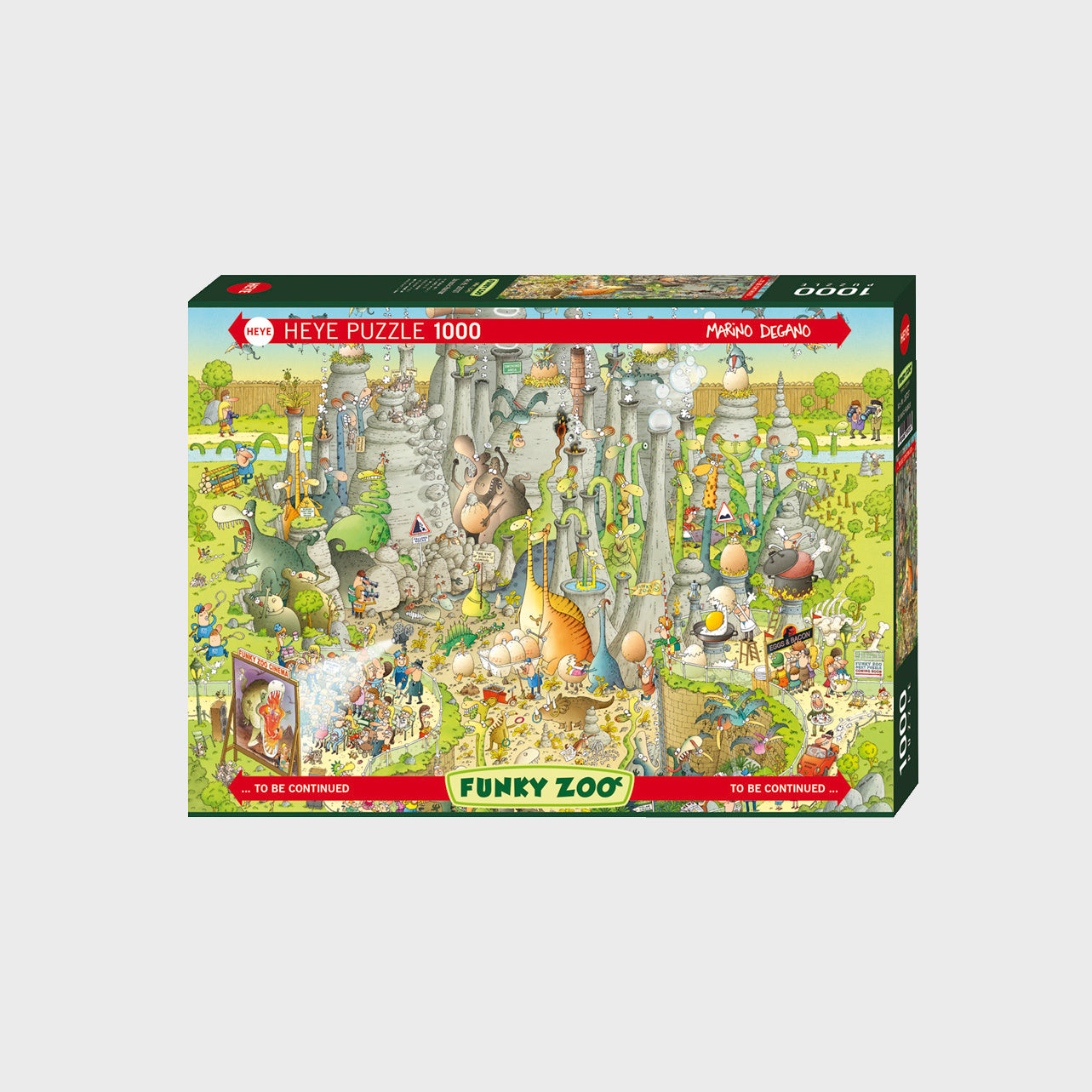 Degano Zoo Jurassic Habitat - 1000 pieces puzzle