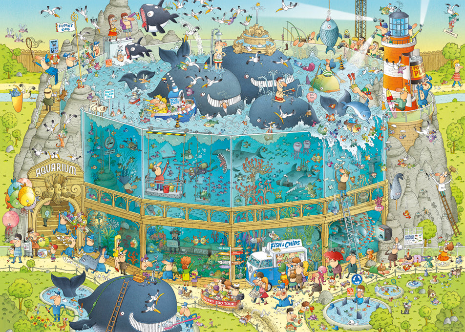 Degano Zoo Ocean Habitat - 1000 pieces puzzle