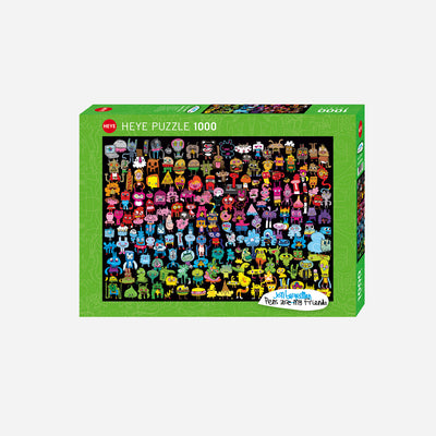 Burgerman Doodle Rainbow - 1000 pieces puzzle