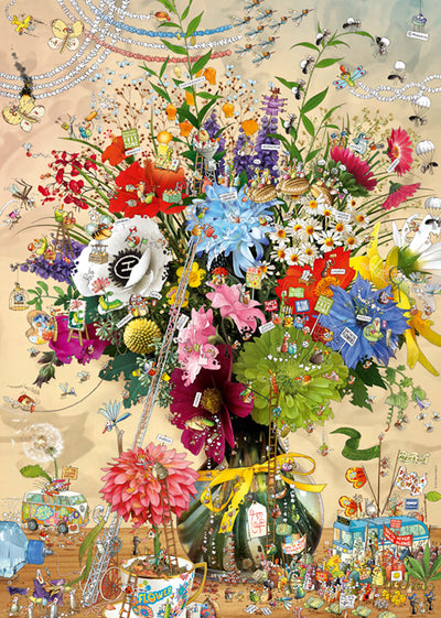 Degano Flower's Life - 1000 pieces puzzle