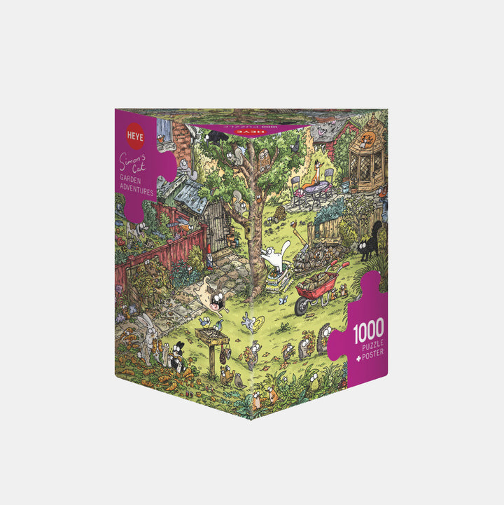 Simon's Cat Garden Adventures - 1000 pieces puzzle