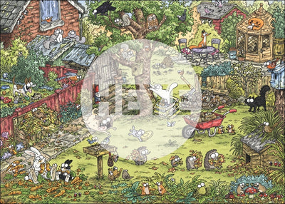Simon's Cat Garden Adventures - 1000 pieces puzzle