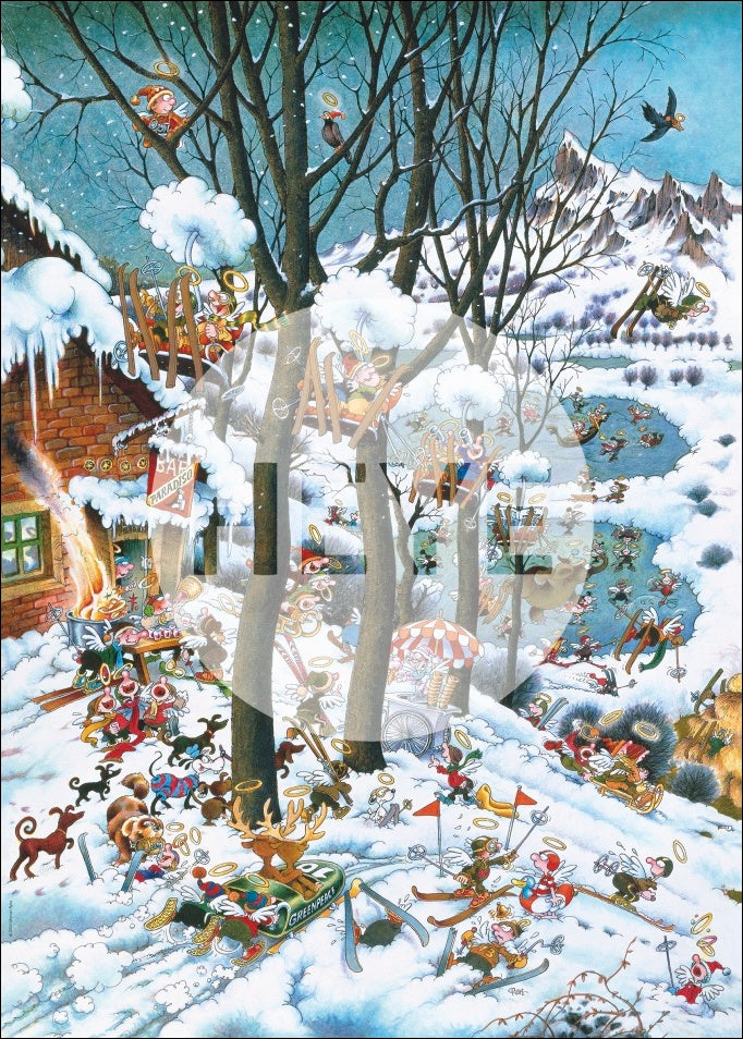 Ryba Paradise In Winter - 1000 pieces puzzle
