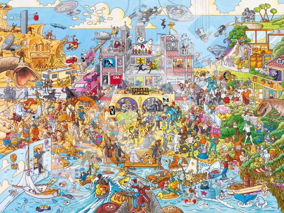 Schöne Hollyworld - 1500 piece puzzle