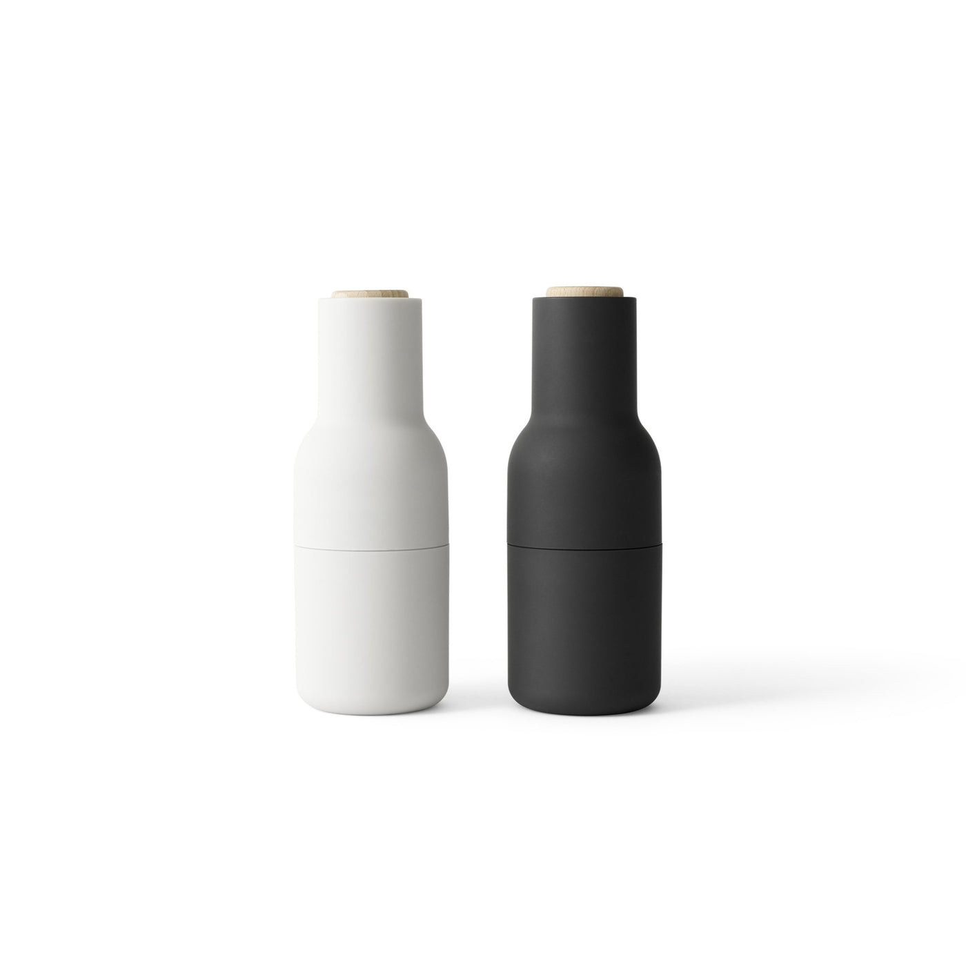 MENU 2 pack Bottle Grinder w. Beech Lid - Ash/Carbon