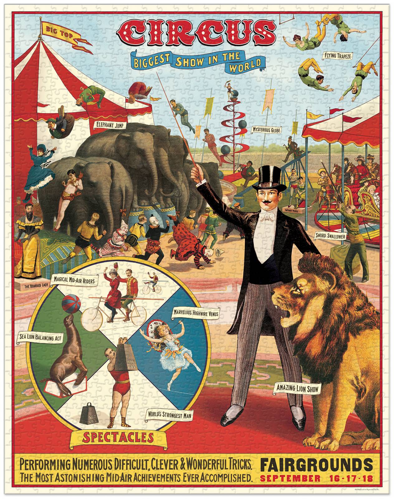 Circus Vintage Puzzle - 1000 pieces