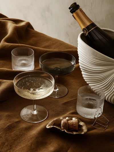 Ripple Champagne Saucer (set of 2)