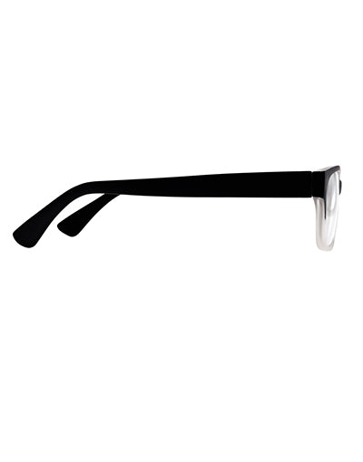 DA:LY EYEWEAR 8am Black/Clear Reading Glasses