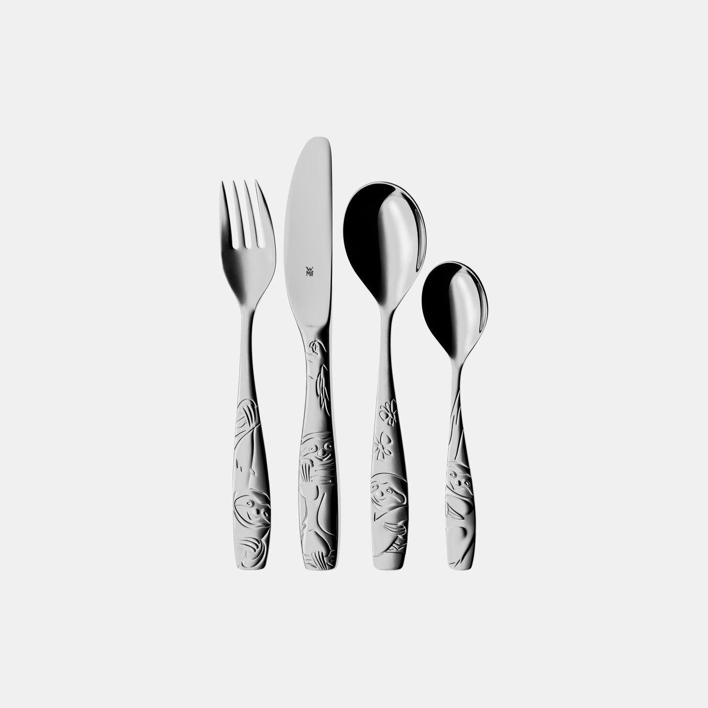 Children's Sloth Cutlery Set 4-Piece