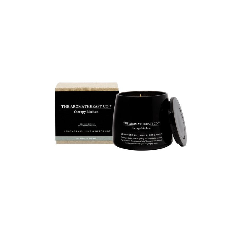 The Aromatherapy Co. Therapy Kitchen Candle 260g - Lemongrass Lime and Bergamot