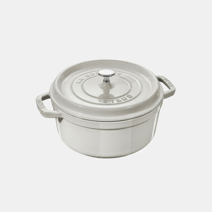 Round Cocotte - 26cm/5.2L White Truffle