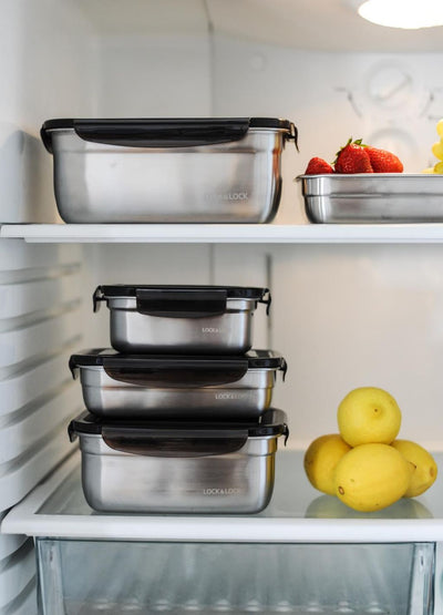 Food-Safe Stainless Steel Rectangular - 500ml