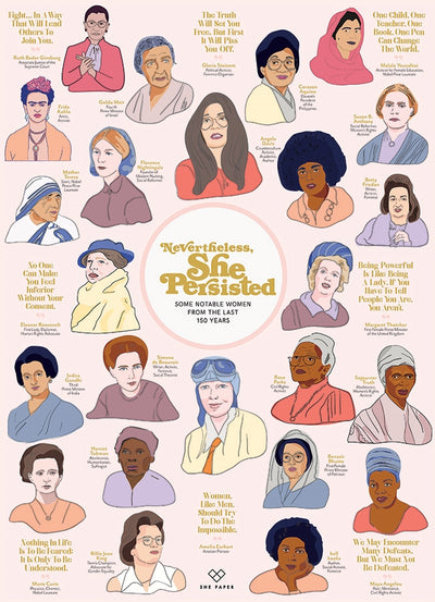 Nevertheless She Persisted - 1000 piece puzzle