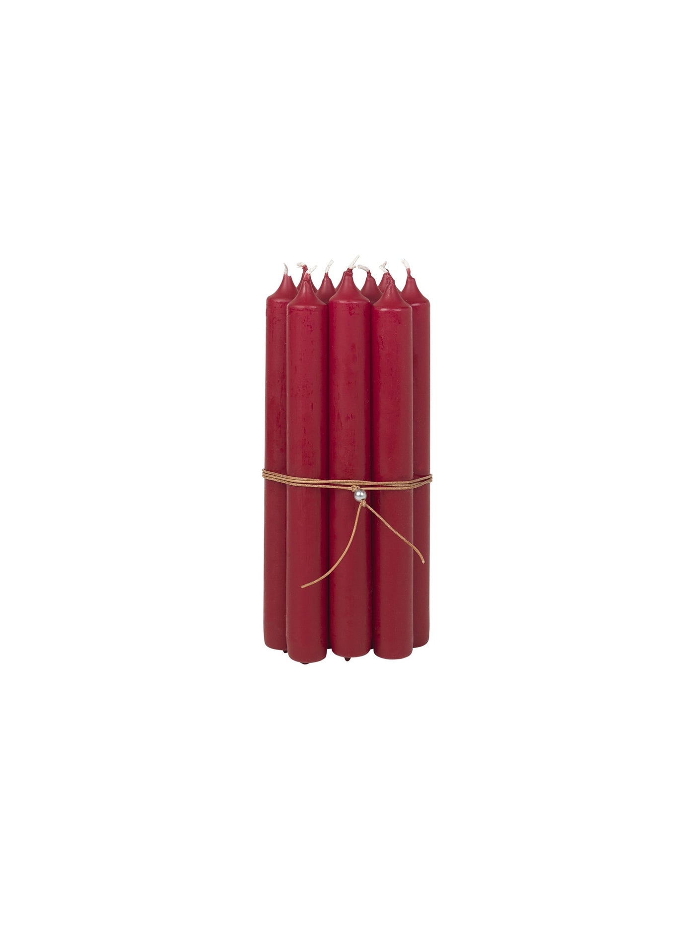 Broste Copenhagen Classic Candle Set of 10 - Truly Red