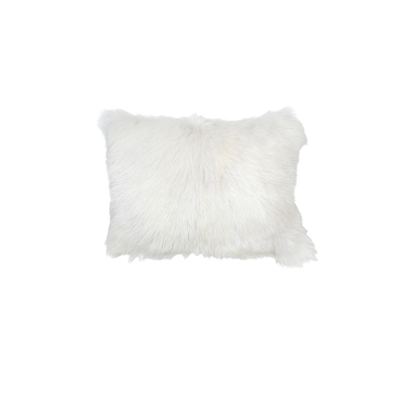 Broste Copenhagen Cushion Goatskin White