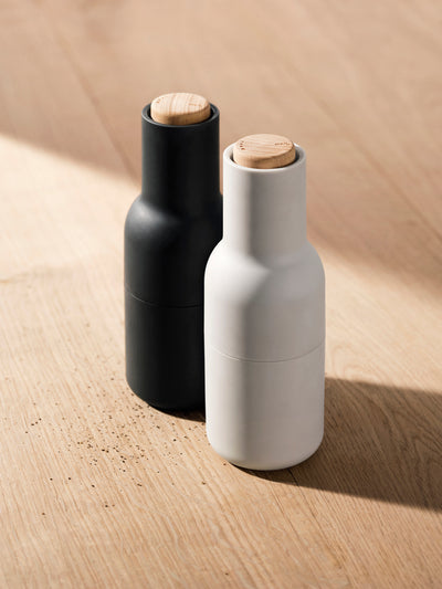 MENU 2 pack Bottle Grinder w. Beech Lid - Ash/Carbon