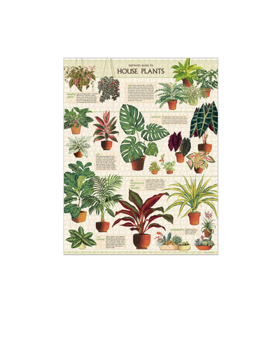 Cavallini & Co. House Plants Vintage Puzzle - 1000 pieces
