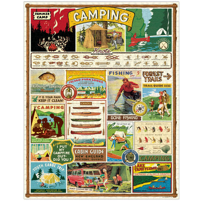 Camping Vintage Puzzle - 1000 pieces