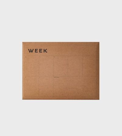 A4 Week Planner